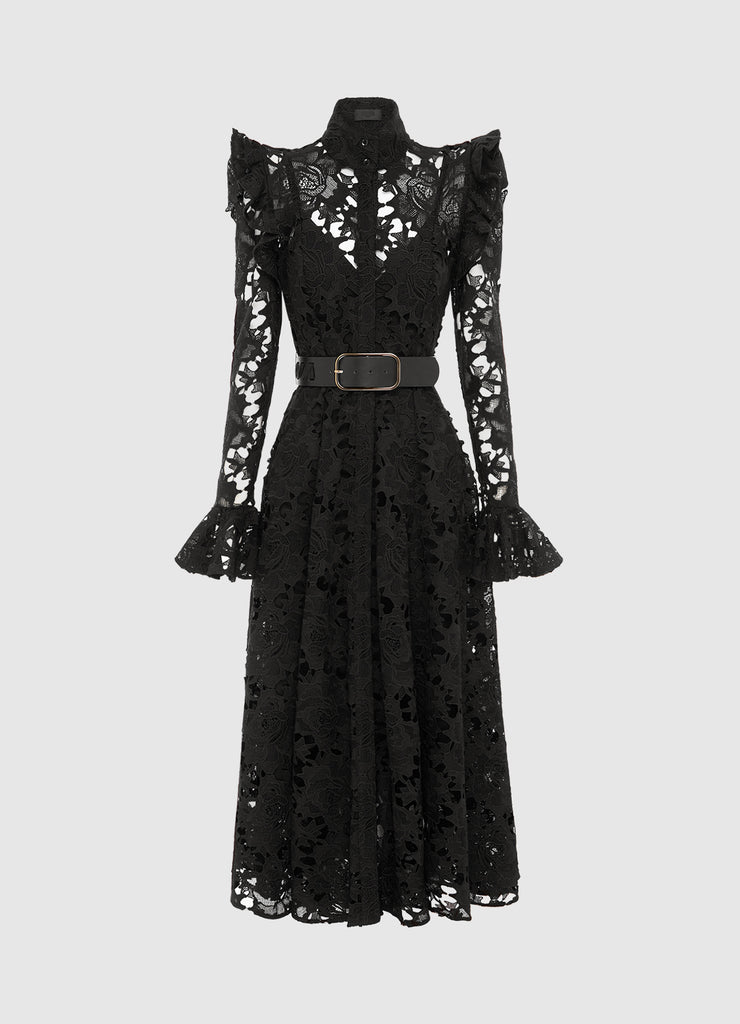 ALMA-LACE-DRESS2 - LEO/BLACK