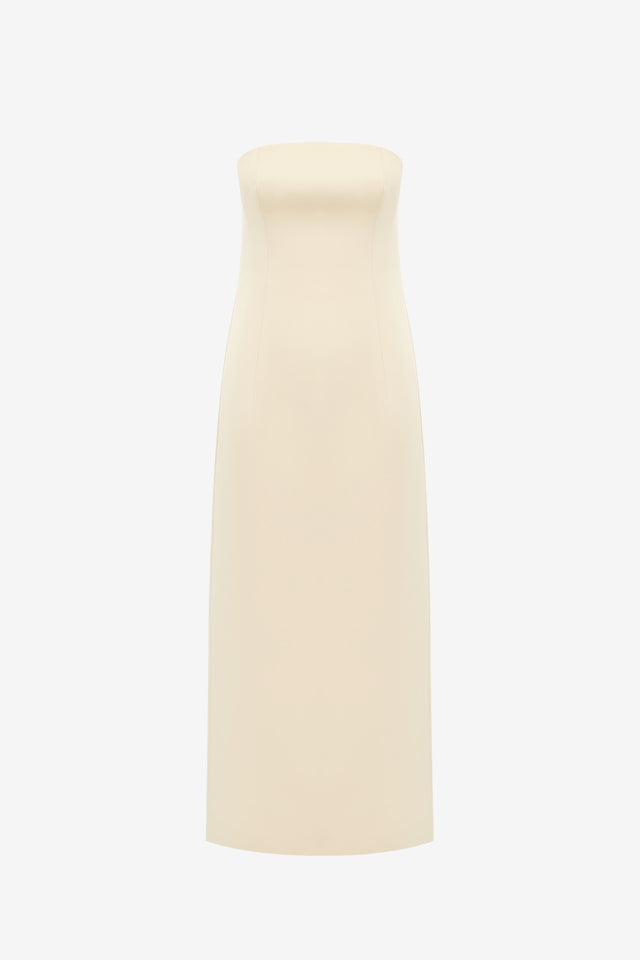 Exclusive LEO LIN Rayna Bustier Maxi Dress - Champagne