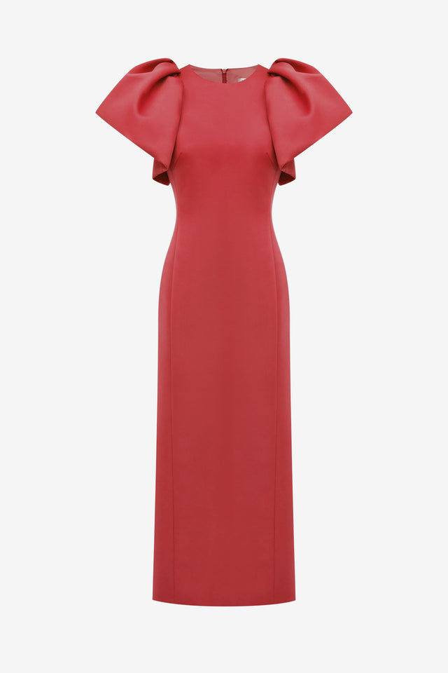 Exclusive LEO LIN Lucinda Maxi Dress - Mulberry