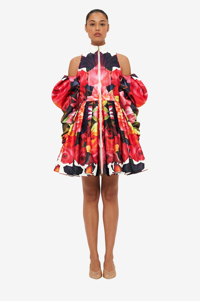 Exclusive LEO LIN Camryn Mini Dress - Kaleidoscope Print