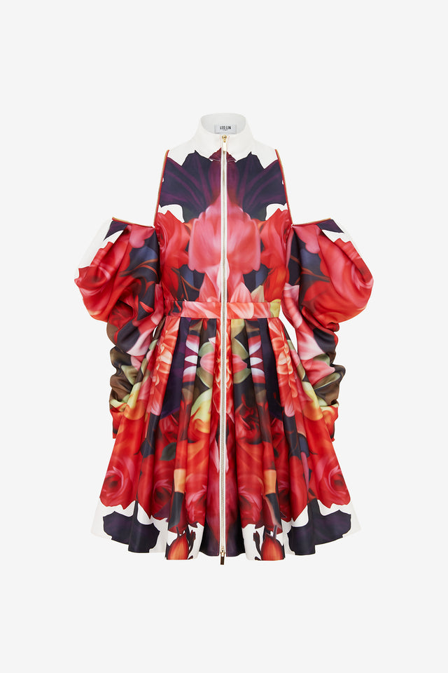 Exclusive LEO LIN Camryn Mini Dress - Kaleidoscope Print