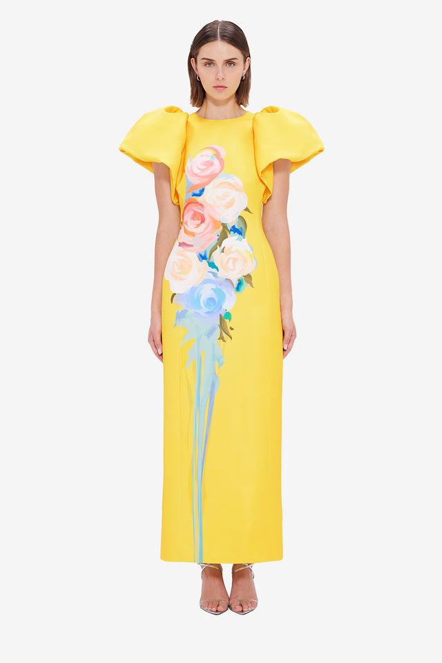 Exclusive LEO LIN Lucinda Printed Maxi Dress - Bouquet