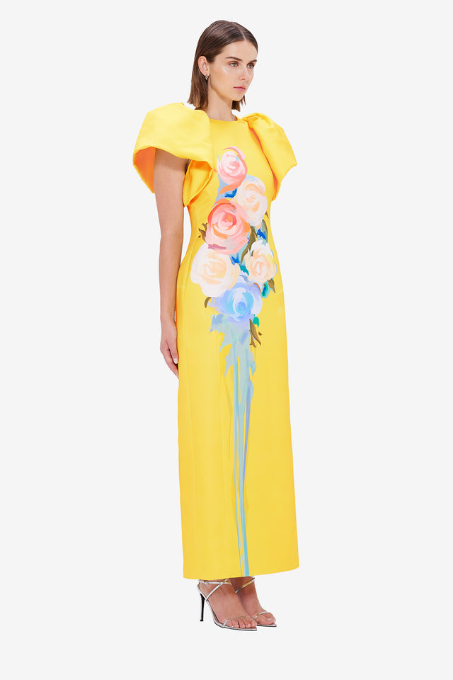 Exclusive LEO LIN Lucinda Printed Maxi Dress - Bouquet