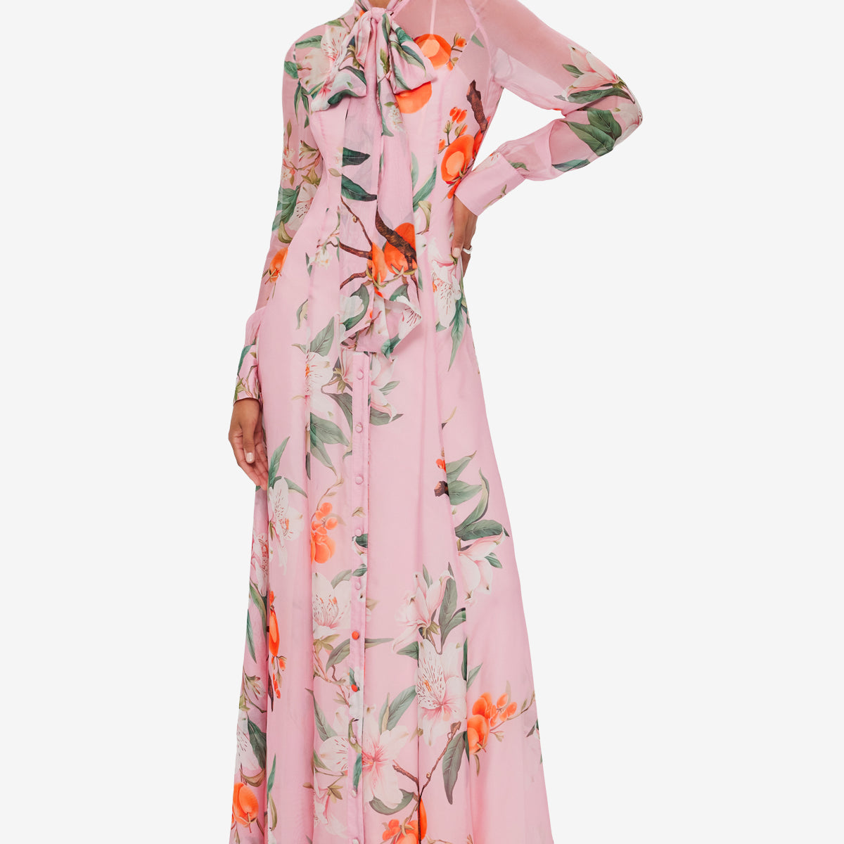 Lilith maxi dress - cinthia pink main image 0