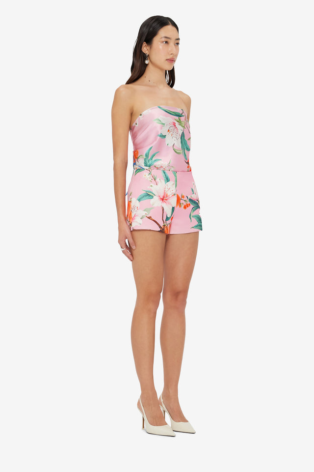 Olivianne Shorts - Lavish Print in Pink
