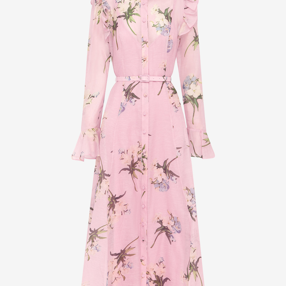 knee length dresses for ladies Katrina Butterfly Sleeve Midi Dress