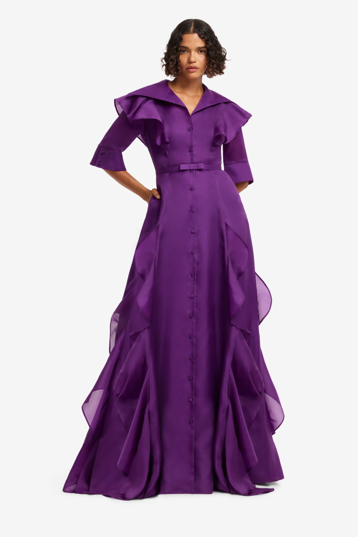 Isabella Silk Gown - Eminence – LEO LIN