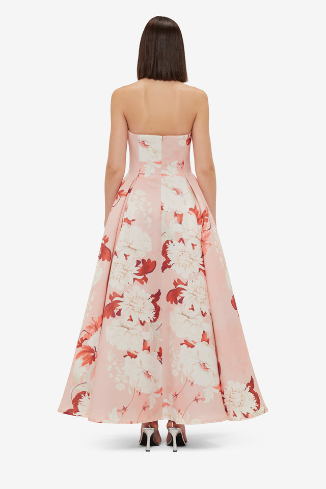 Exclusive LEO LIN Nora Bustier Maxi Dress