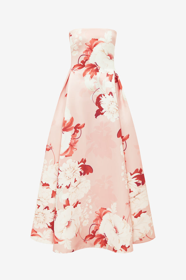 Exclusive LEO LIN Nora Bustier Maxi Dress
