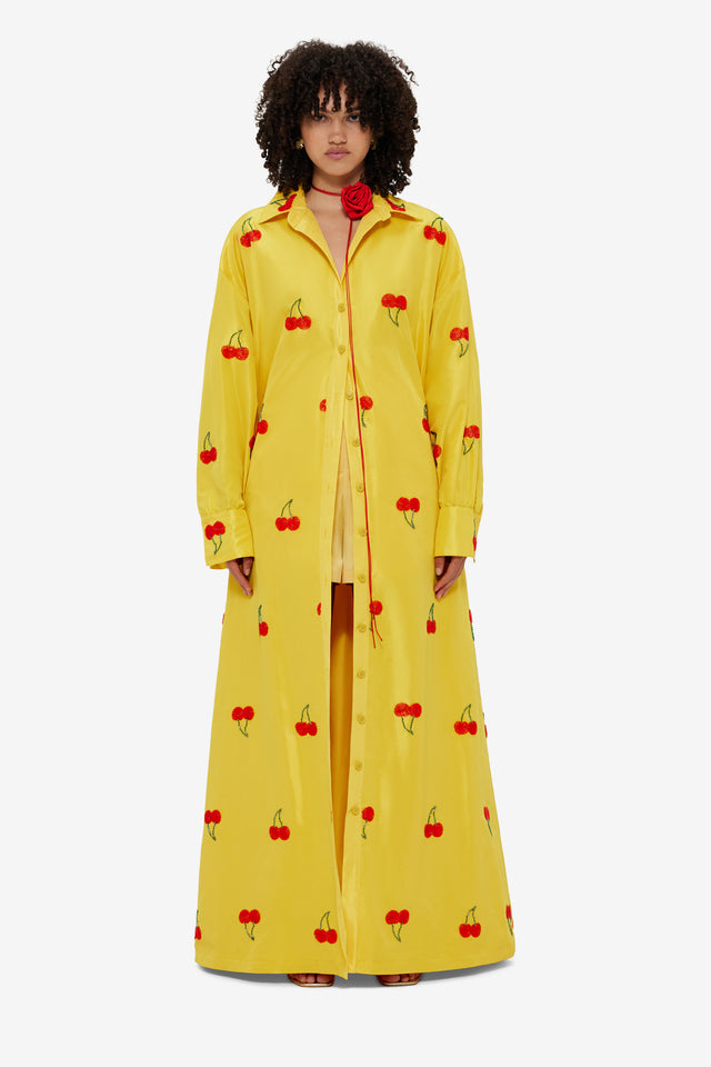 Exclusive LEO LIN Madeline Embellished Coat Dress