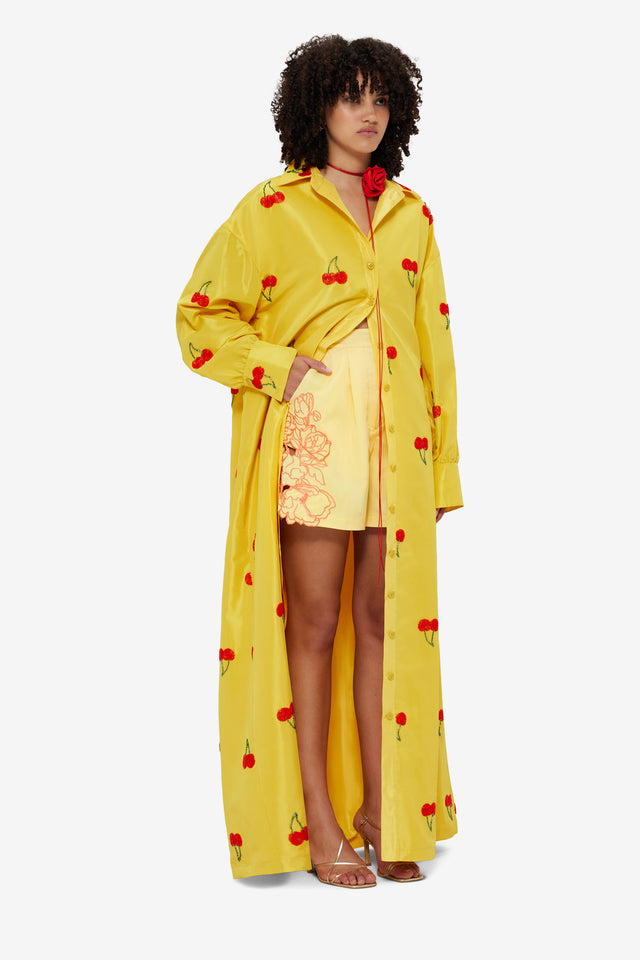 Exclusive LEO LIN Madeline Embellished Coat Dress