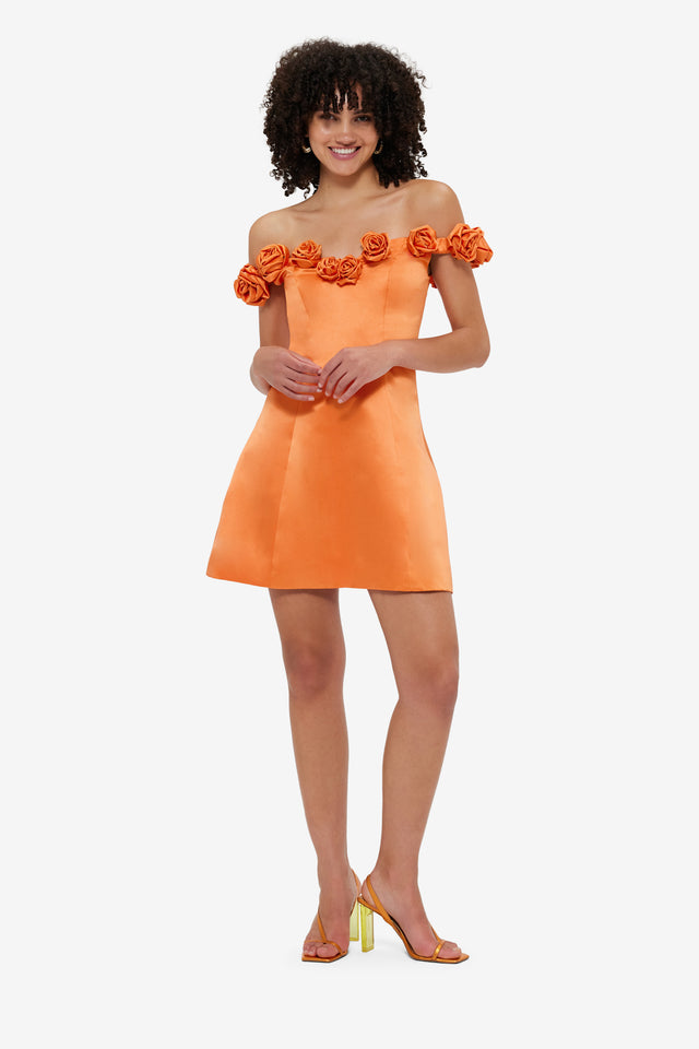 Exclusive LEO LIN Stella Off Shoulder Mini Dress