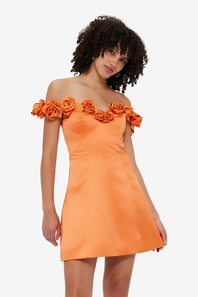 Exclusive LEO LIN Stella Off Shoulder Mini Dress