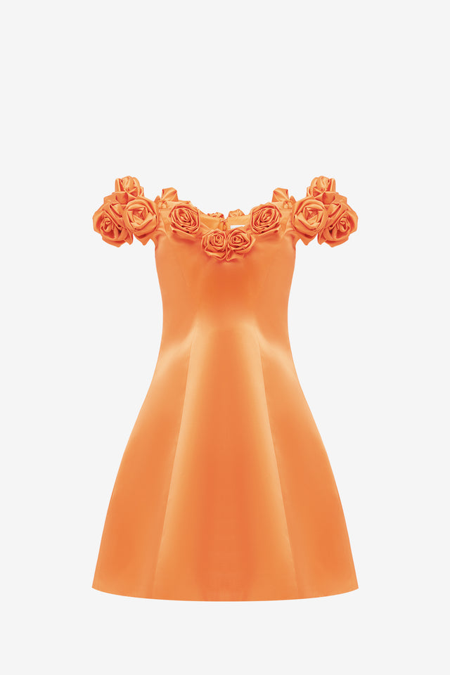 Exclusive LEO LIN Stella Off Shoulder Mini Dress
