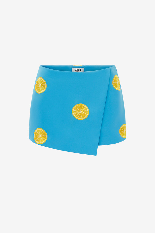 Exclusive LEO LIN Aria Embroidered Skort