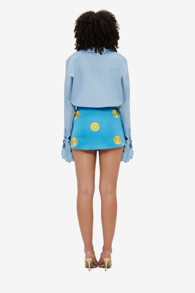 Exclusive LEO LIN Aria Embroidered Skort