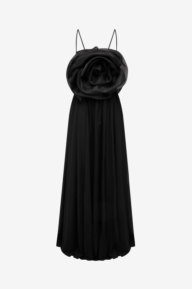 Exclusive LEO LIN Bloom Rose Maxi Dress