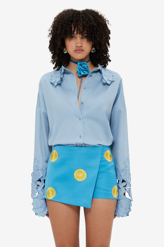 Exclusive LEO LIN Daniella Embroidered Blouse