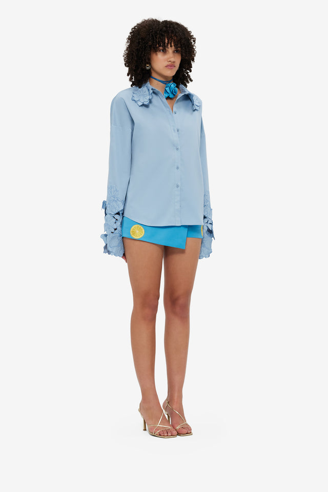 Exclusive LEO LIN Daniella Embroidered Blouse