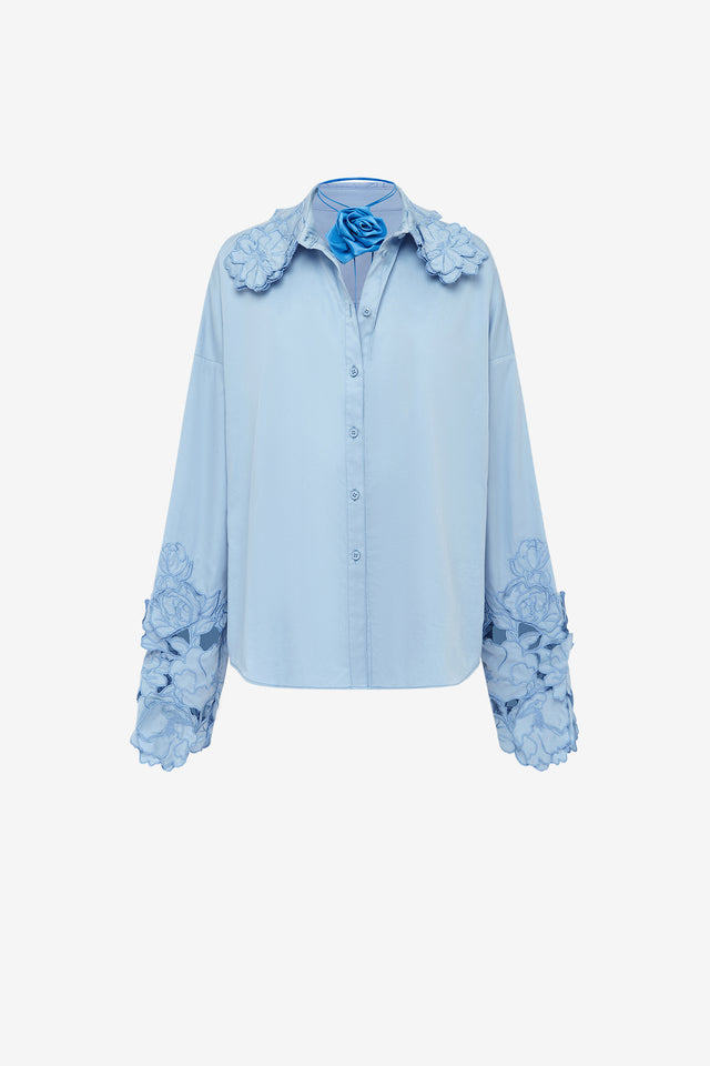 Exclusive LEO LIN Daniella Embroidered Blouse