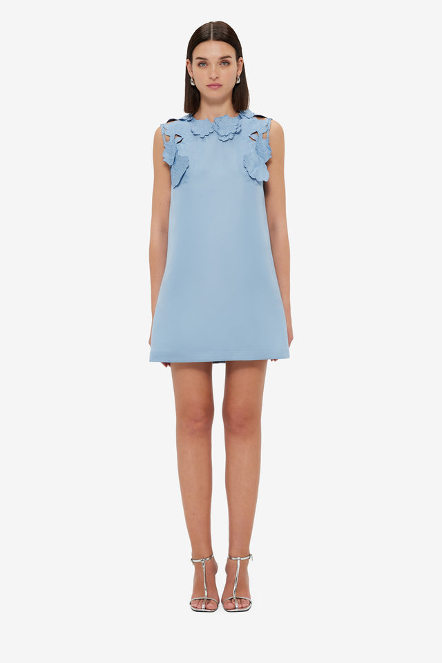 Exclusive LEO LIN Blair Embroidered Mini Dress