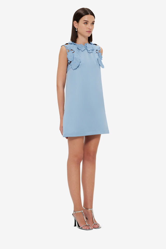 Exclusive LEO LIN Blair Embroidered Mini Dress