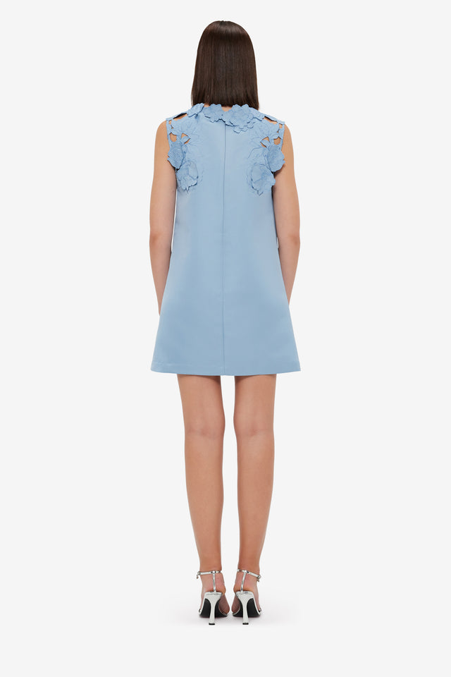 Exclusive LEO LIN Blair Embroidered Mini Dress