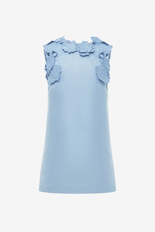 Exclusive LEO LIN Blair Embroidered Mini Dress