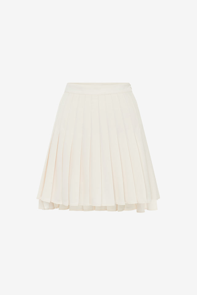 Exclusive LEO LIN Willa Pleated Mini Skirt