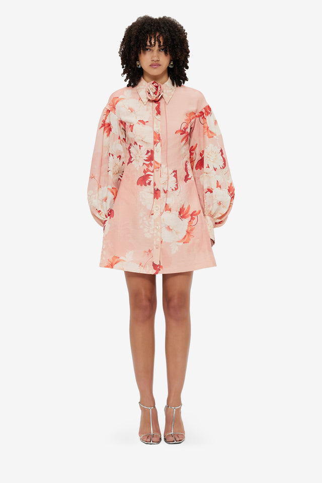 Exclusive LEO LIN Juliana Shirt Mini Dress
