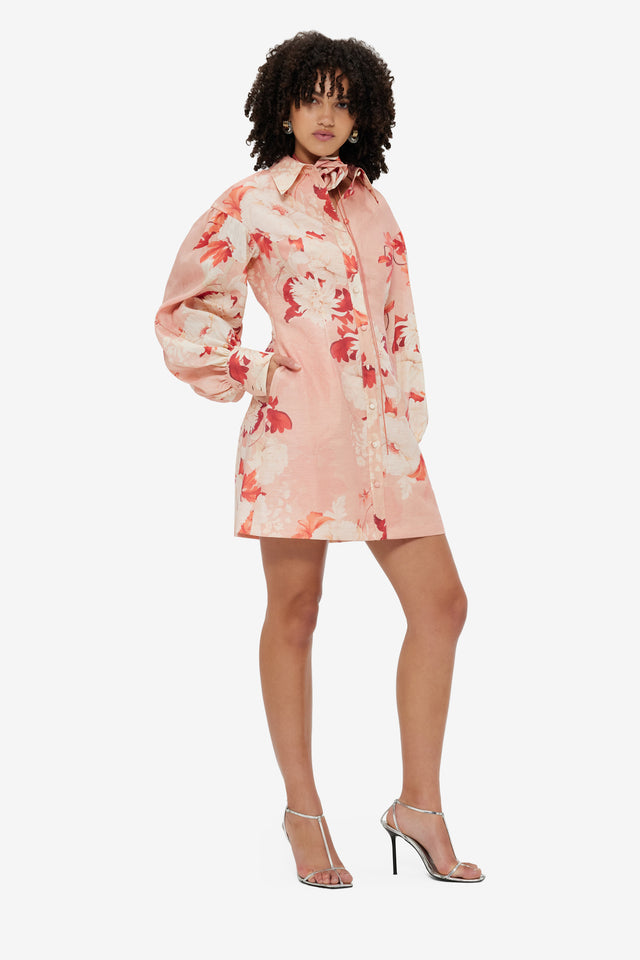 Exclusive LEO LIN Juliana Shirt Mini Dress