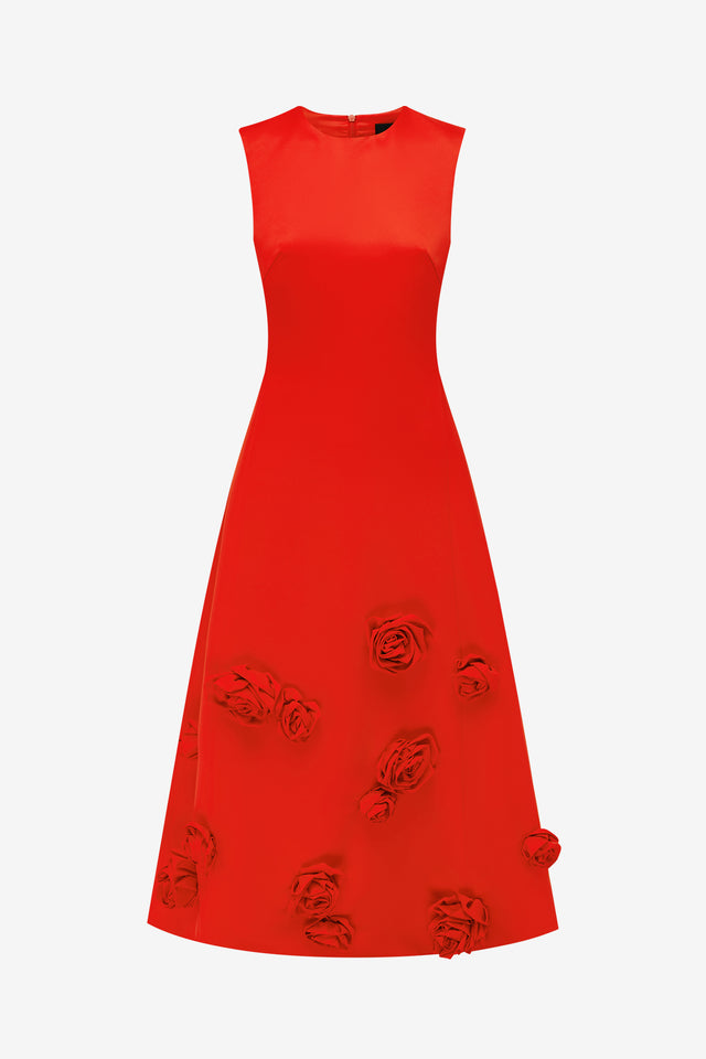Exclusive LEO LIN Cleo Sleeveless Midi Dress