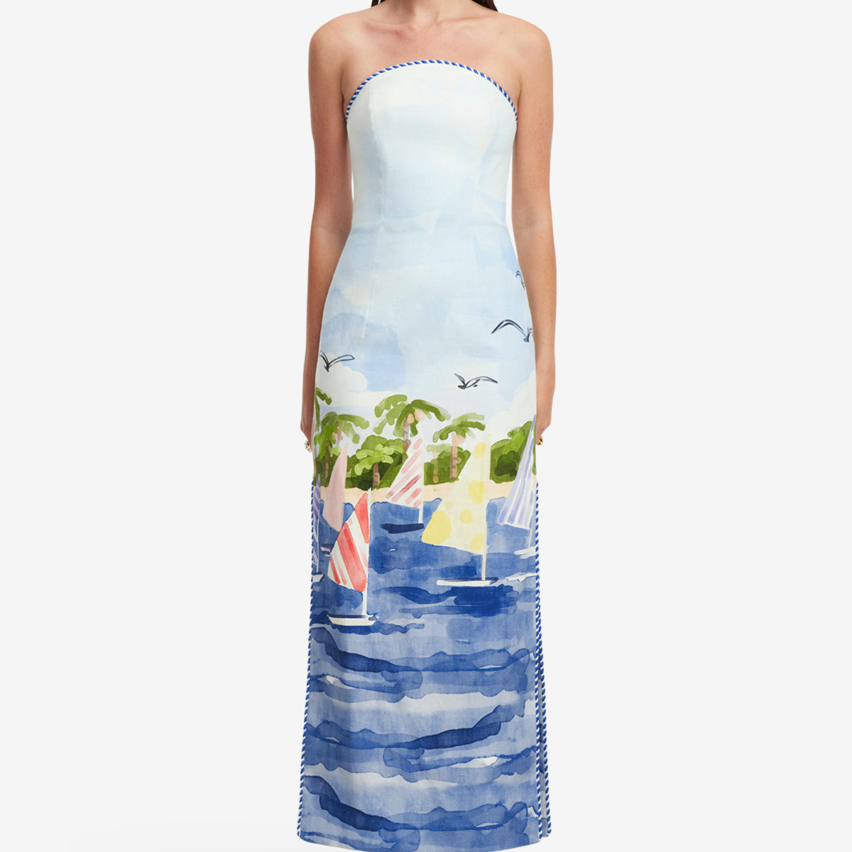 Ava Bustier Maxi Dress