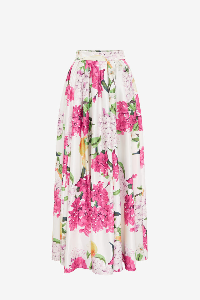 Exclusive LEO LIN Reinette Skirt - Floral Pear Print