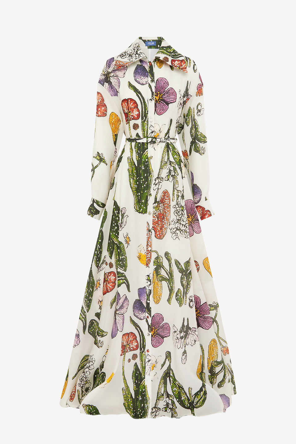 Exclusive LEO LIN Josephine Silk Gown - Wildflowers