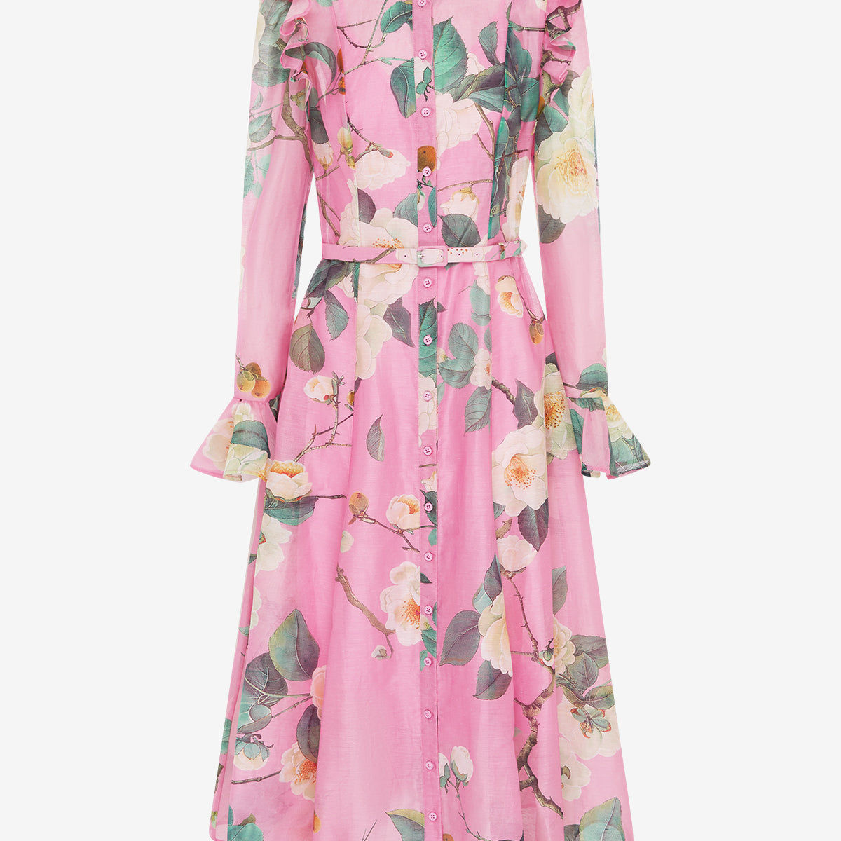 Katrina Butterfly Sleeve Midi Dress