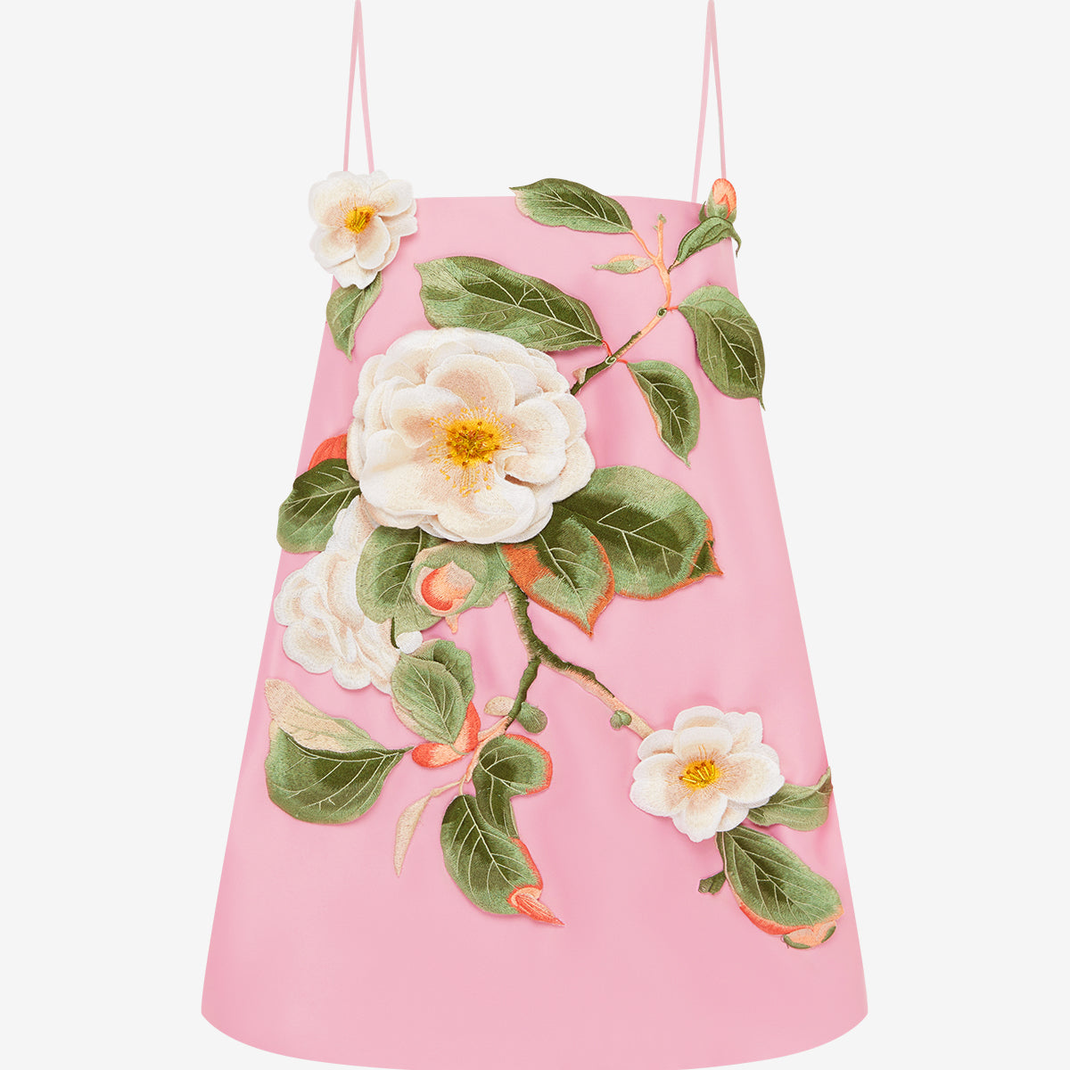 Felicia Appliqué Floral Mini Dress