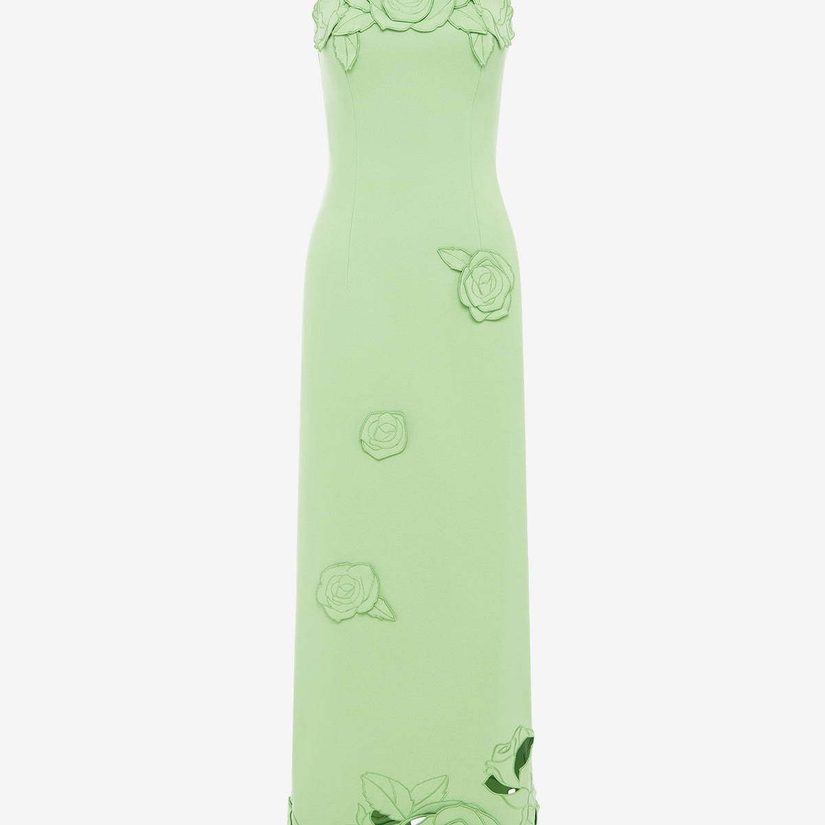 Rayna Appliqué Bustier Maxi Dress