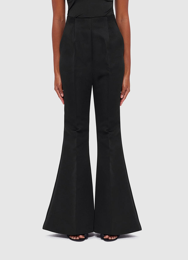 Exclusive Leo Lin Maya Flared Pants - Ebony