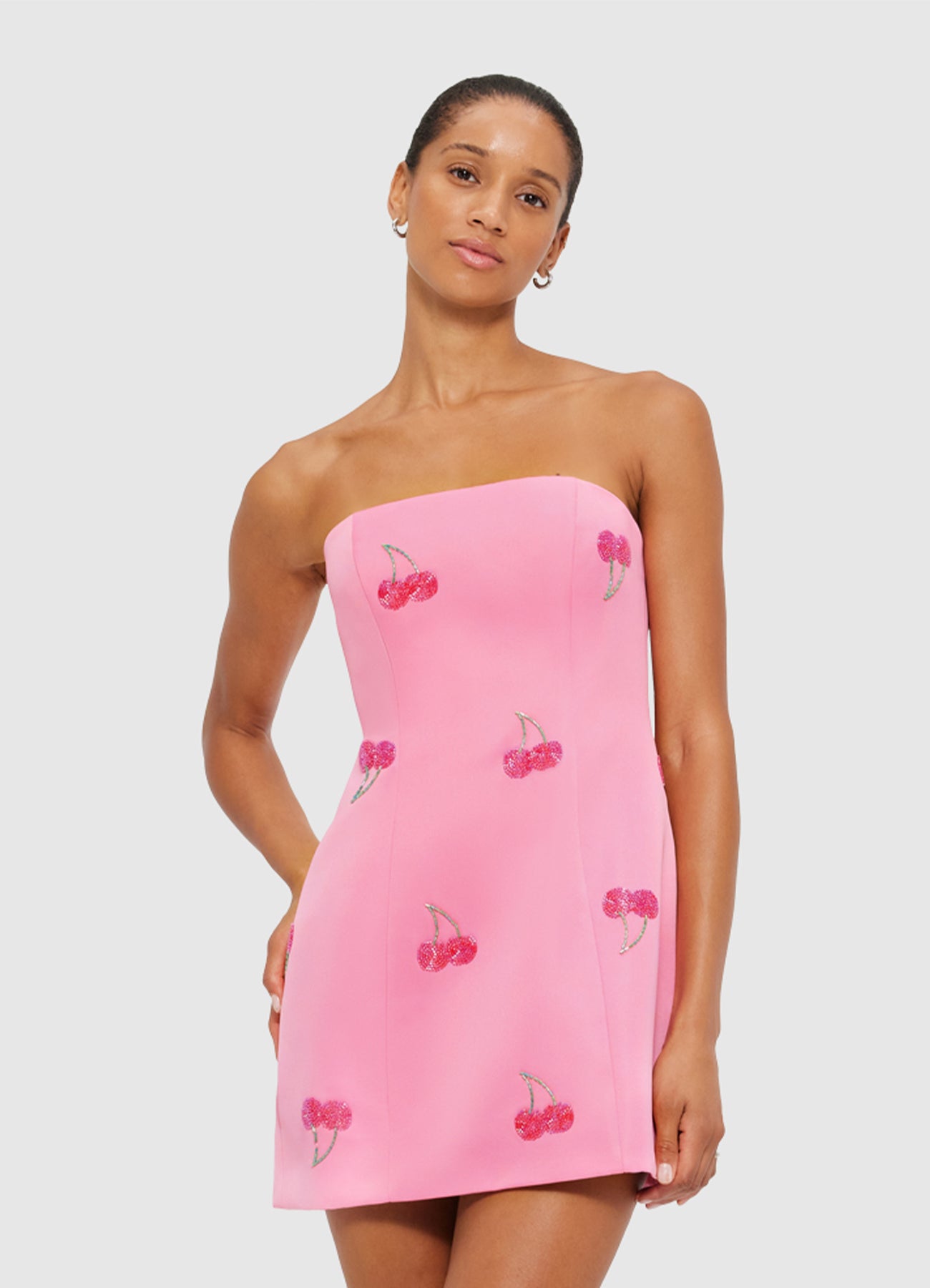 【etre loin】Rose embossed mini dress re25 – LEO LIN