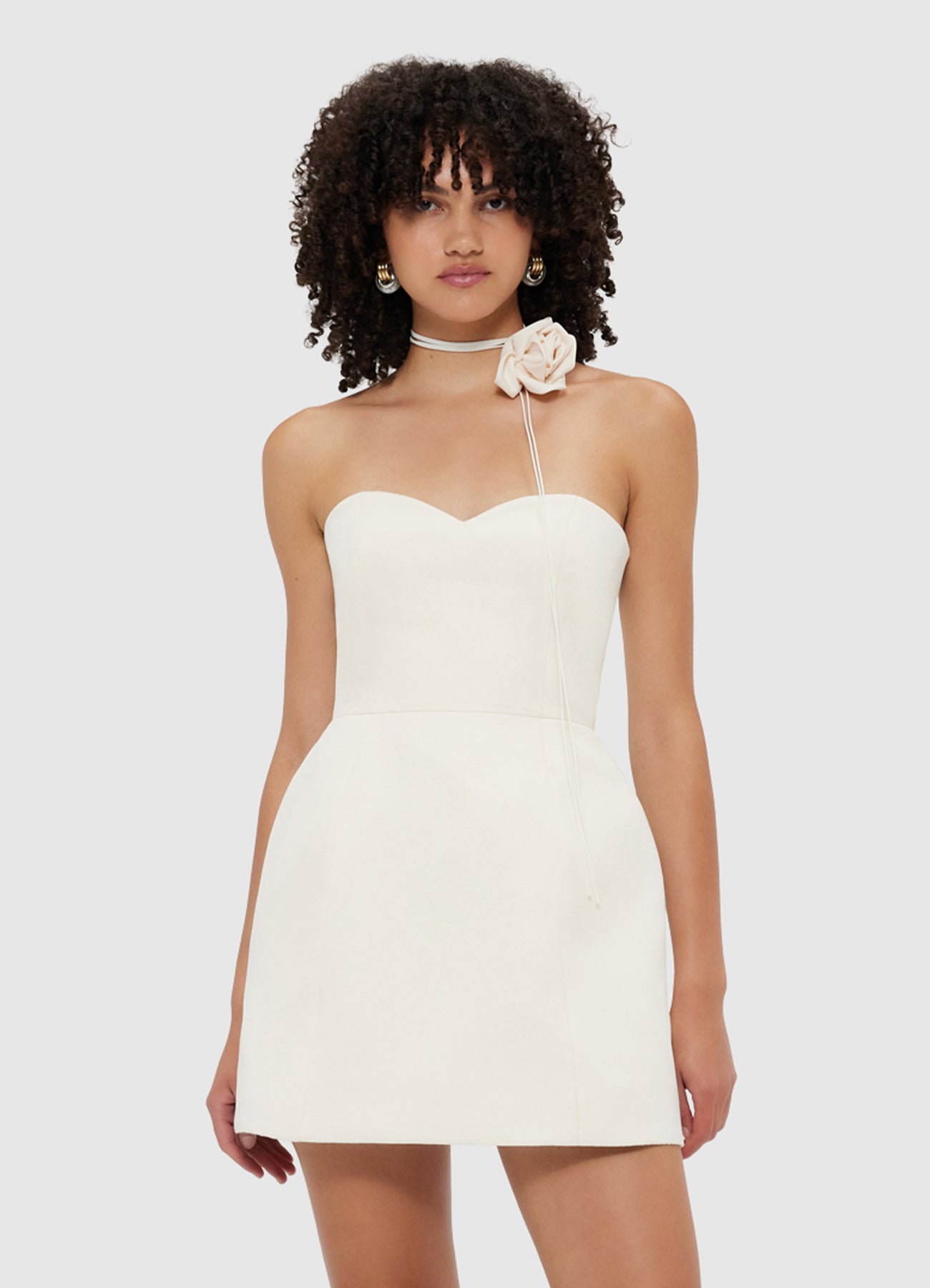 【Leo Lin】Rosalie Bustier Mini Dress Rosalie Bustier Mini Dress - Vanilla – LEO LIN