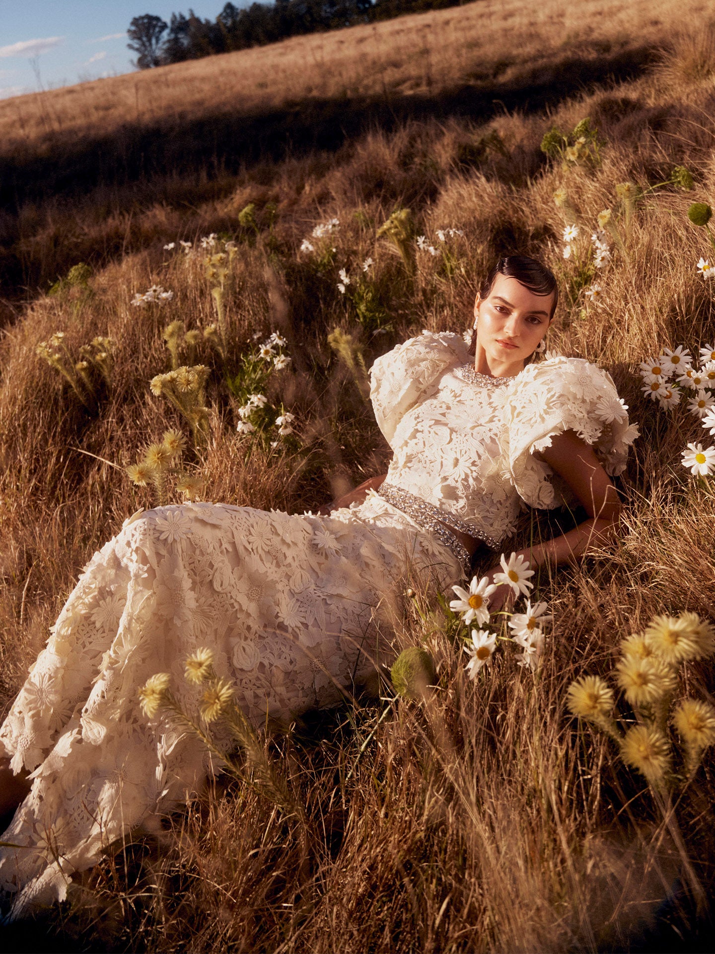 Bianca Short Sleeve Midi Dress - Wisteria Print – LEO LIN