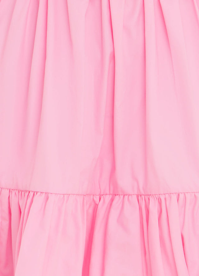 Exclusive Leo Lin Alexandra Belted Mini Dress in Bubblegum