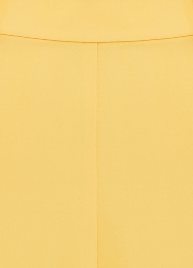 Exclusive Leo Lin Daria Split Pants in Canary