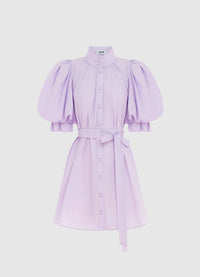 Exclusive Leo Lin Eli Mini Dress in Lilac 