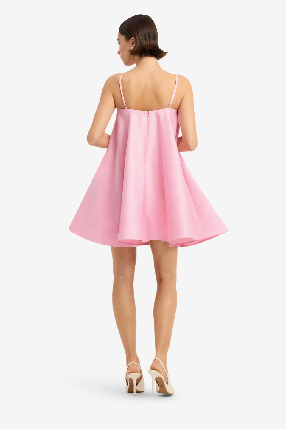Chelsea Bow Mini Dress - Pink Dress Mini