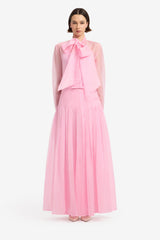 Juno Pleated Pants - Pink Pants
