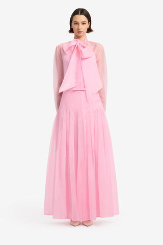 Juno Pleated Pants - Pink Pants
