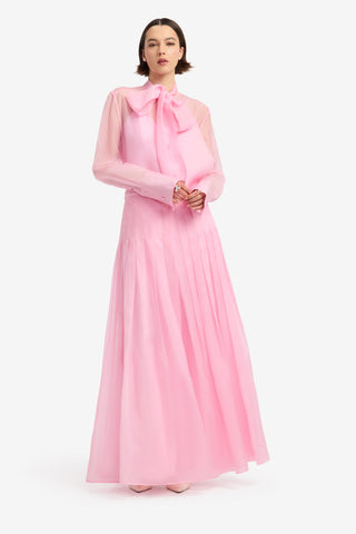 Juno Pleated Pants - Pink Pants