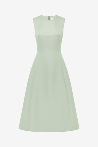 Exclusive LEO LIN Cleo Sleeveless Midi Dress - Sage